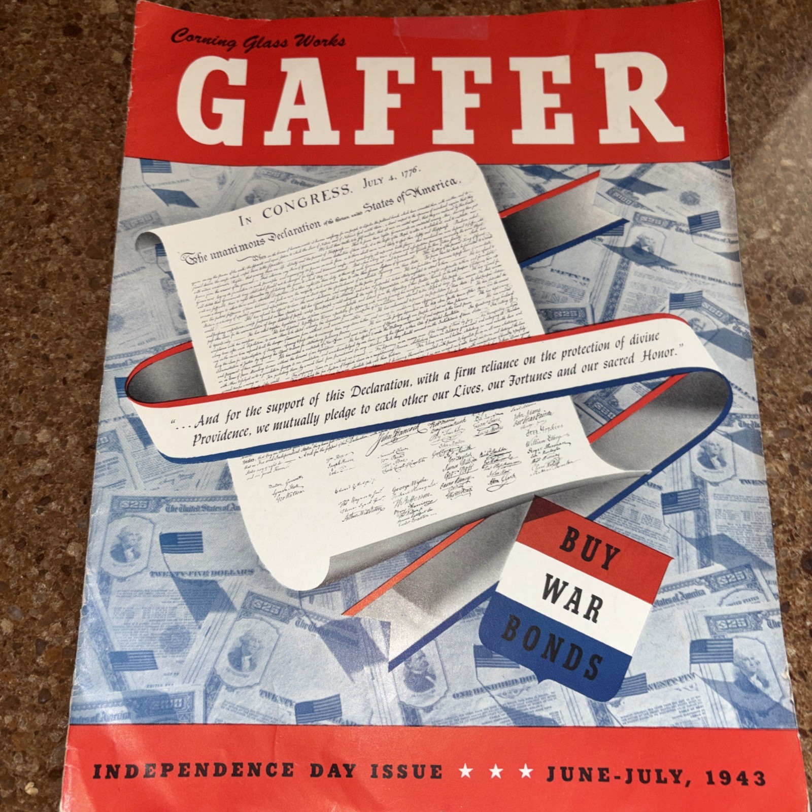 Corning Glass Works Gaffers – Vintage Company Magazines