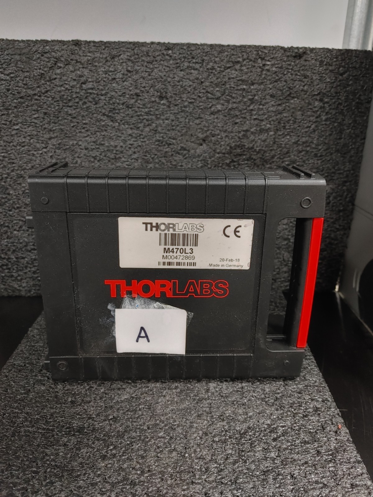 THORLABS M470L3 470 nm 650 mW 1000 mA Mounted LED w Lens Tube and Optic Filter