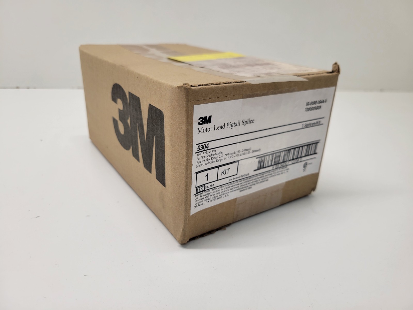 NEW OLD STOCK! 3M 1000V NON-SHIELDED CABLE MOTOR LEAD PIGTAIL SPLICE KIT 5304