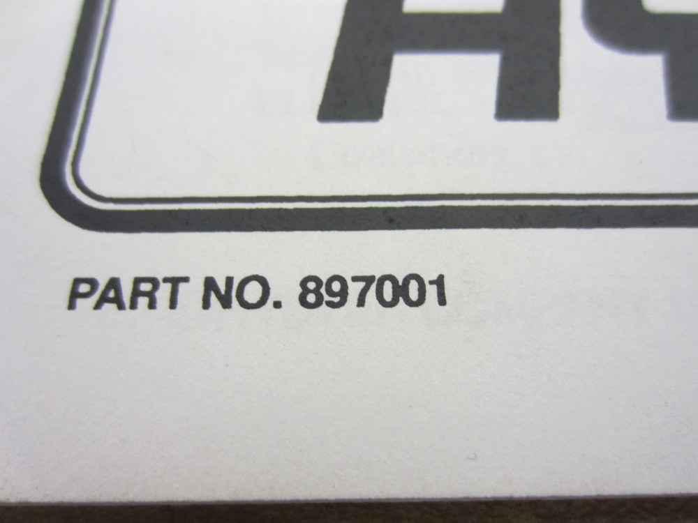 Hyster 897001 Maintenance Manual 1993 E25-35XL E/J40-60XL