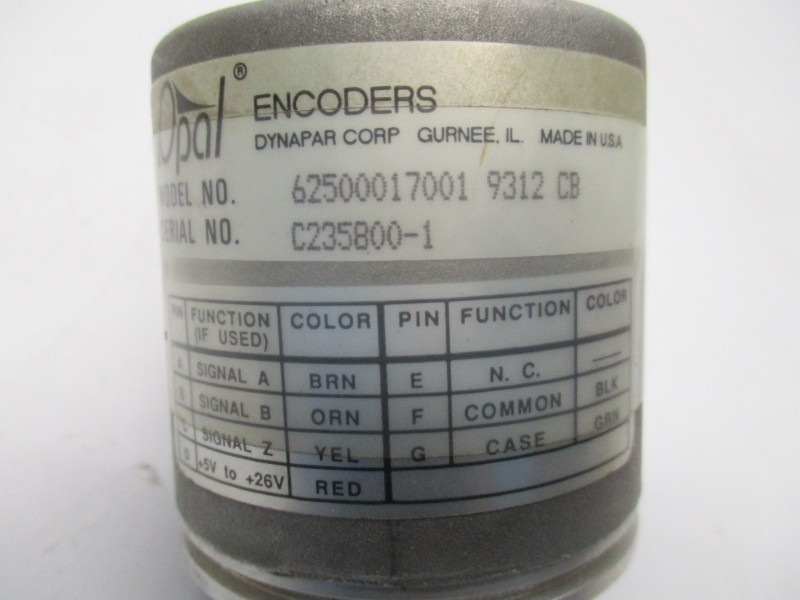 OPAL 62500017001 9312 5-26V UNMP