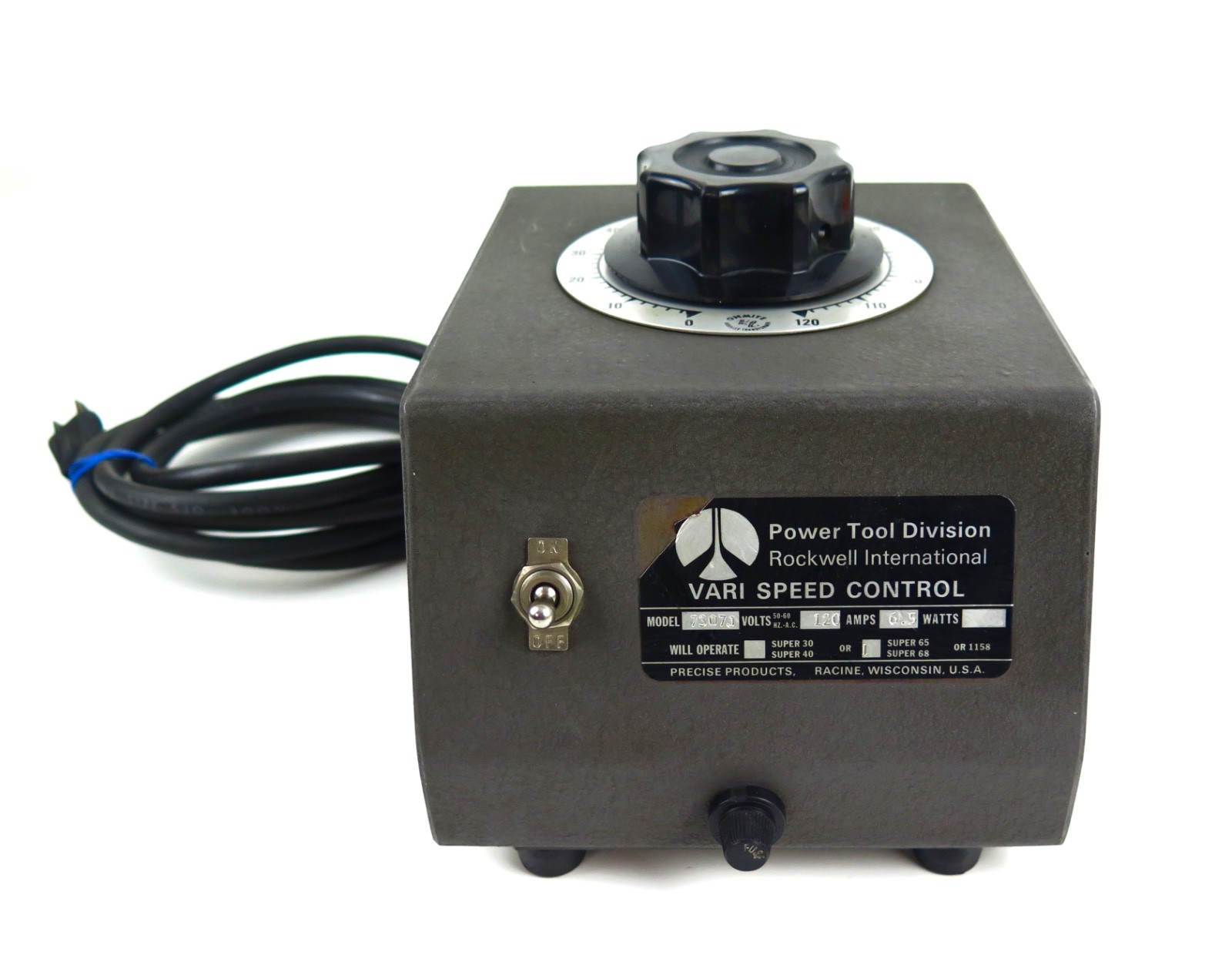 Precise / Rockwell Vari-Speed Power Tool Speed Control 120V