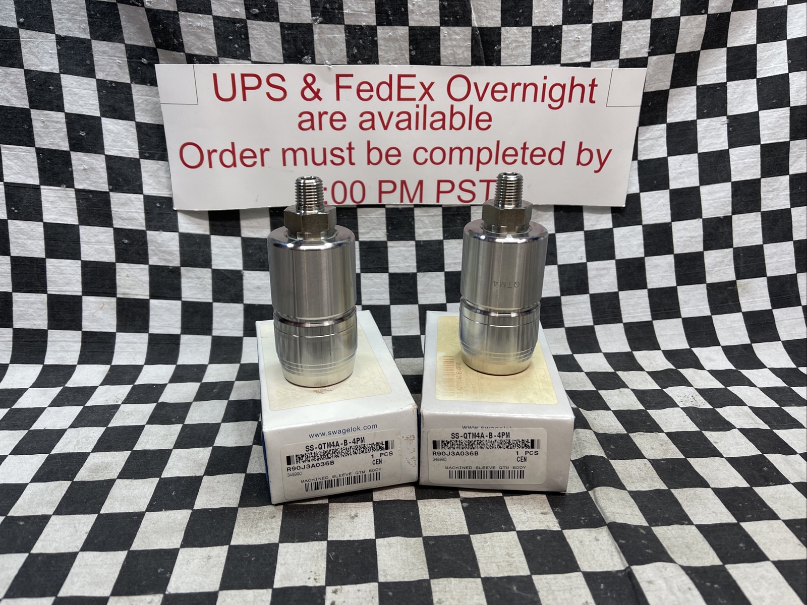 SWAGELOK SS-QTM4A-B-4PM, SSQTM4AB4PM, Quick Connect Body, LOT OF 2 SHIPSAMEDAY