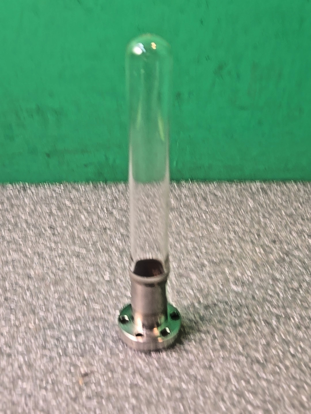 Accu-Glass Closed-End Dome Pyrex to High Vacuum Conflat Flange | 211005