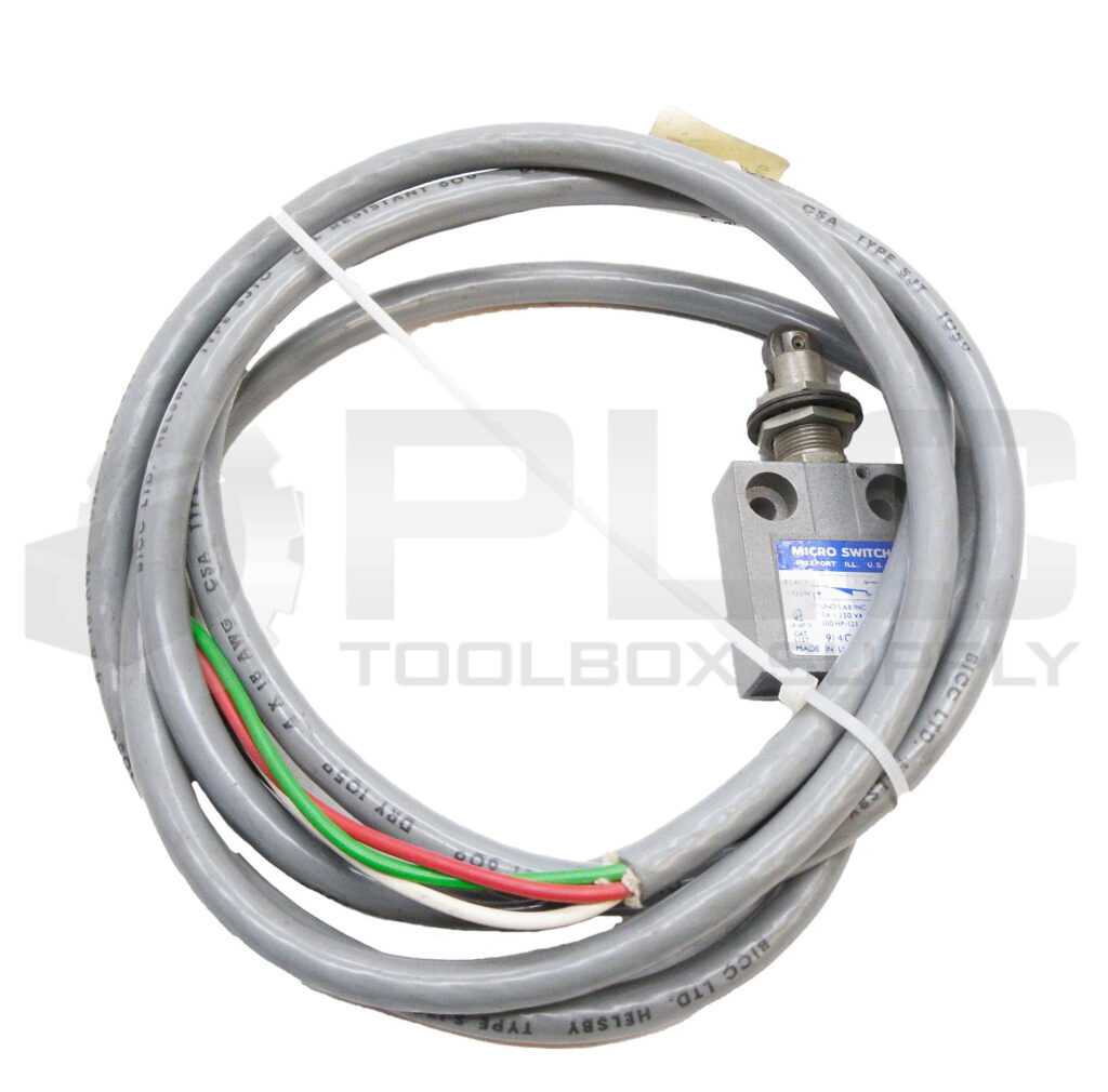 NEW MICROSWITCH 914CE28-6 ROLLER PLUNGER LIMIT SWITCH