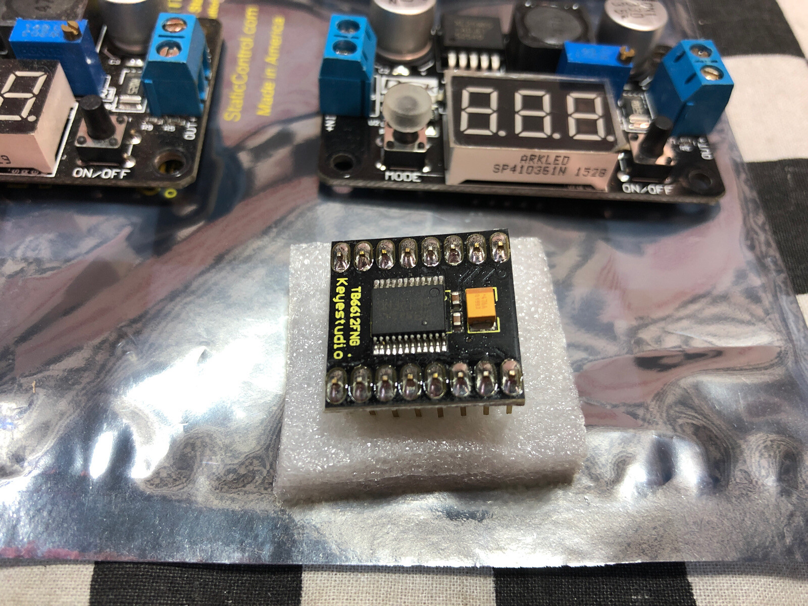 DROK ADJUSTABLE DC-DC BUCK CONVER, YWROBOT 545043, TB6612FNG, SHIPSAMEDAY#H34HM