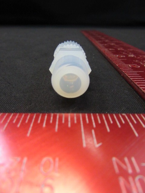 Entegris C4-4GN-1 Fluoroware Quickgrip MNPT Straight Adapter