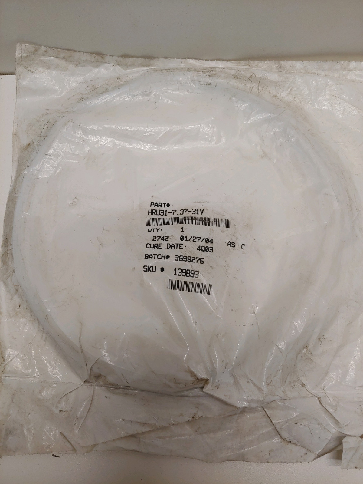 NEW OLD STOCK! SMC 80NBR-7-3/8″ X 8″ X 5/16″ BUNA-N U SEAL HRU31-7.37-31V