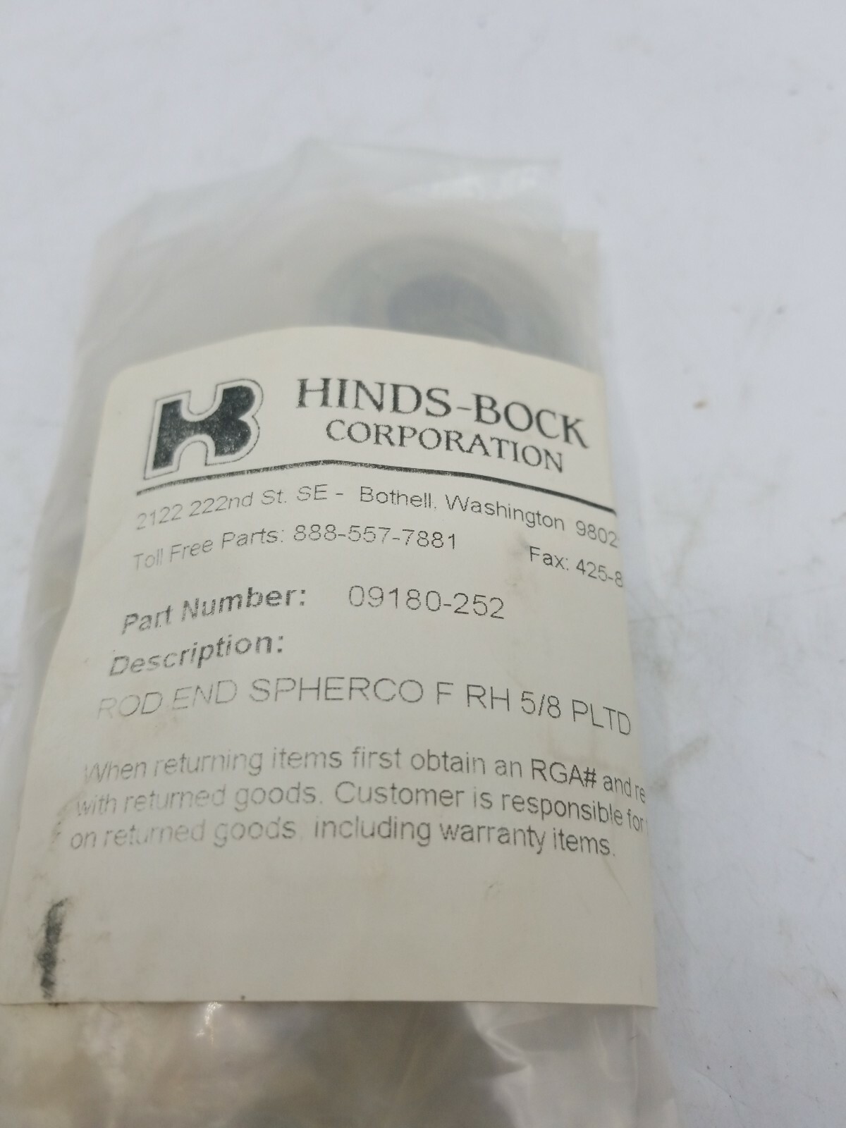 Hinds Bock 09180-252