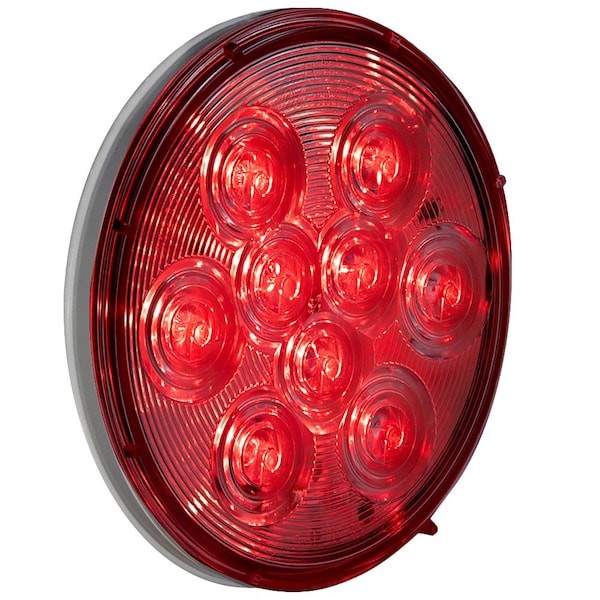 Maxxima M42322rcldf Stop/Turn/Tail Light, Led, Grommet, Red