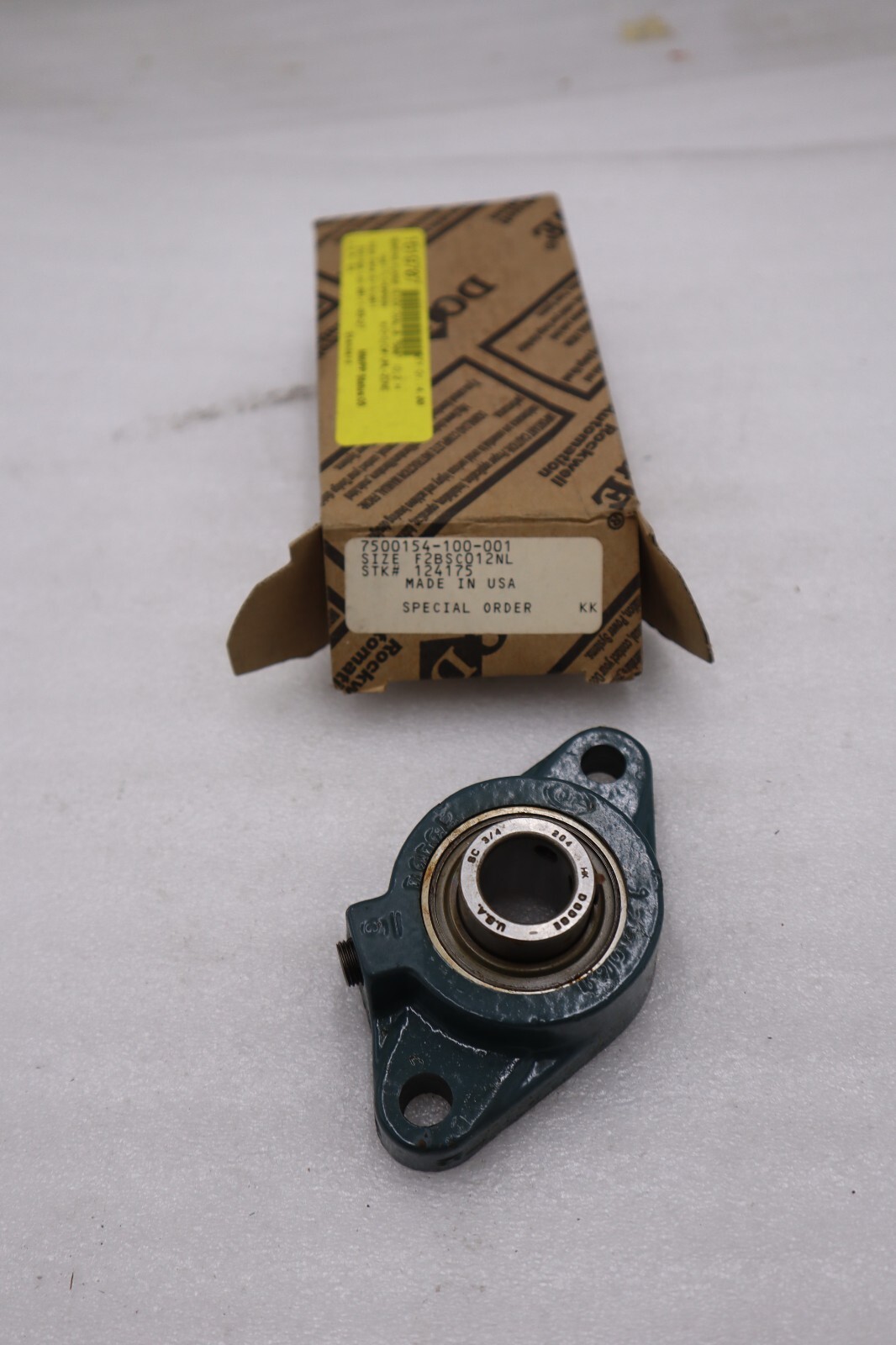 NEW IN BOX DODGE 124175 F2B-SC-012-NL 3/4″ Bearing Block STOCK H613A