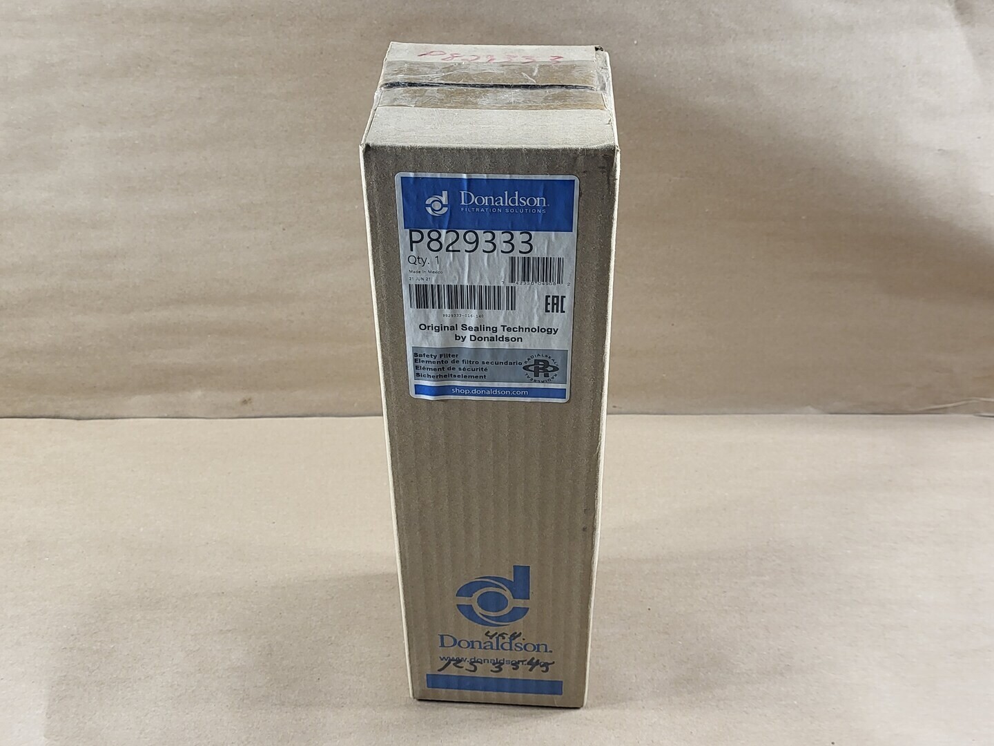 SURPLUS NEW 2021 DONALDSON P829333 Safety Air Filter – Manufacturing Equipment