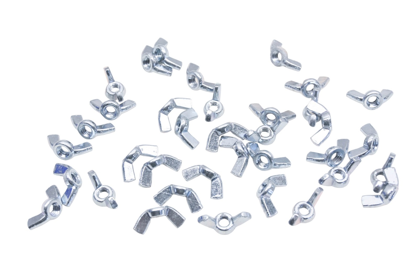Fastenal 1137745 1/4/2020 Zinc Plated Wing Nuts Qty 36 NOS
