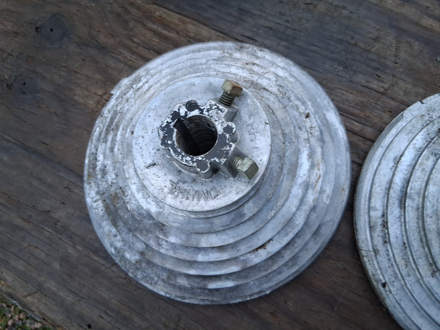 2 Aluminum L & R Overhead Door Cable Guides? Approx Steampunk Lamp Bases