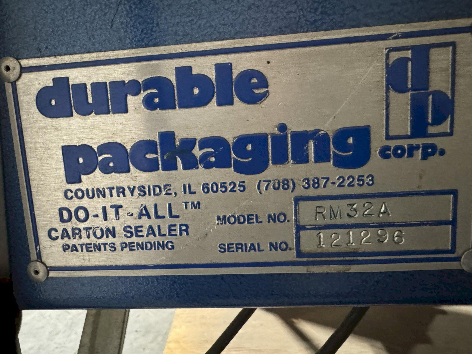 Durable Packaging RM32A Case Carton Taper Sealer, 2-Head, 2″ ,Top/Bottom