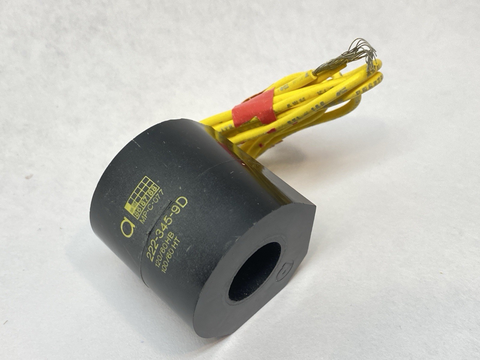 Asco 222-345-9-D Red Hat Solenoid Valve Coil 120/60 HB