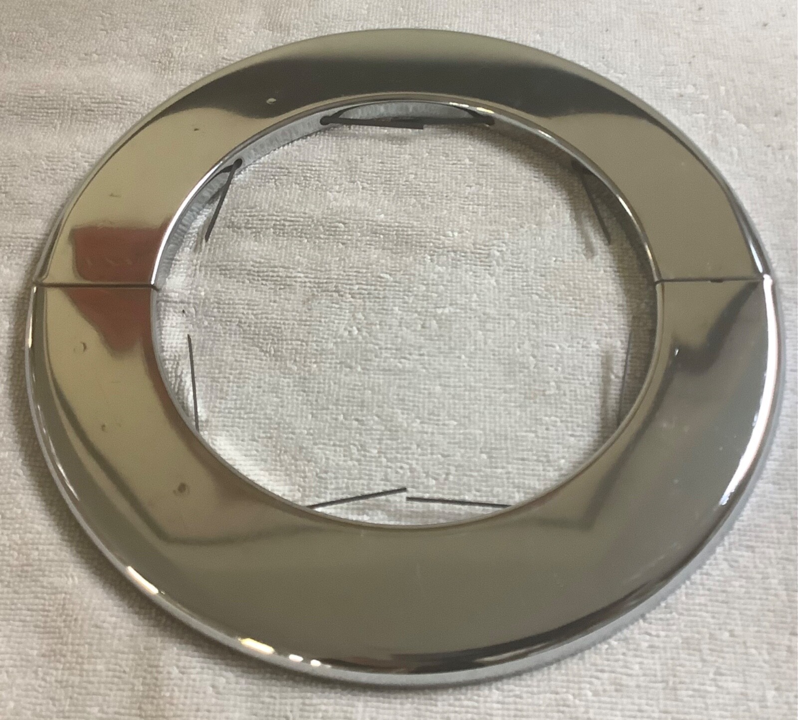 pasco # 9860 Floor and Ceiling Plate 5″ IPS new Split Chrome Finish 16 gauge