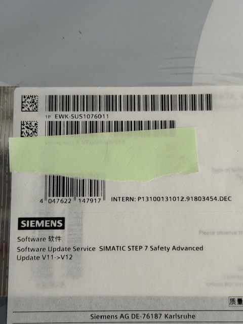 SIEMENS 6ES7833-1FA12-0YF5 SIMATIC S7 STEP 7 Safety Advanced V12 Software New