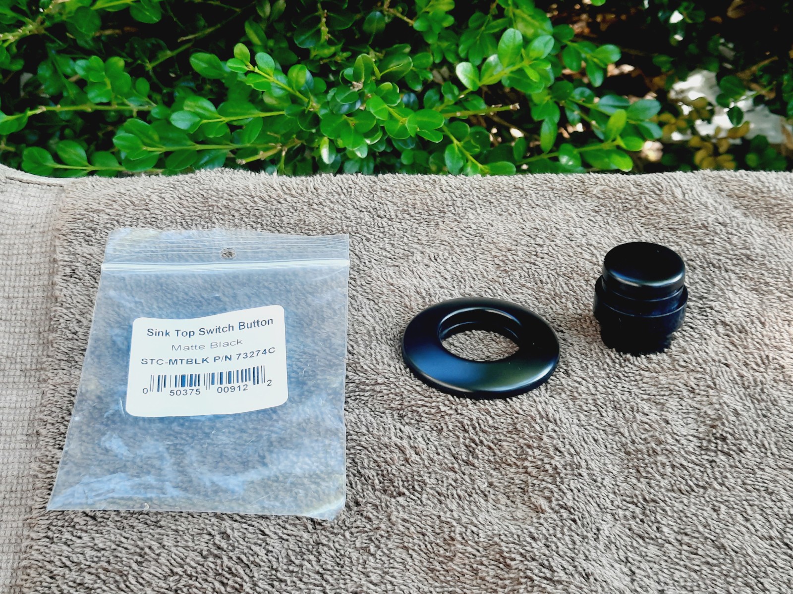 InSinkErator 73274C – SinkTop Switch Button – Matte Black ~ NEW