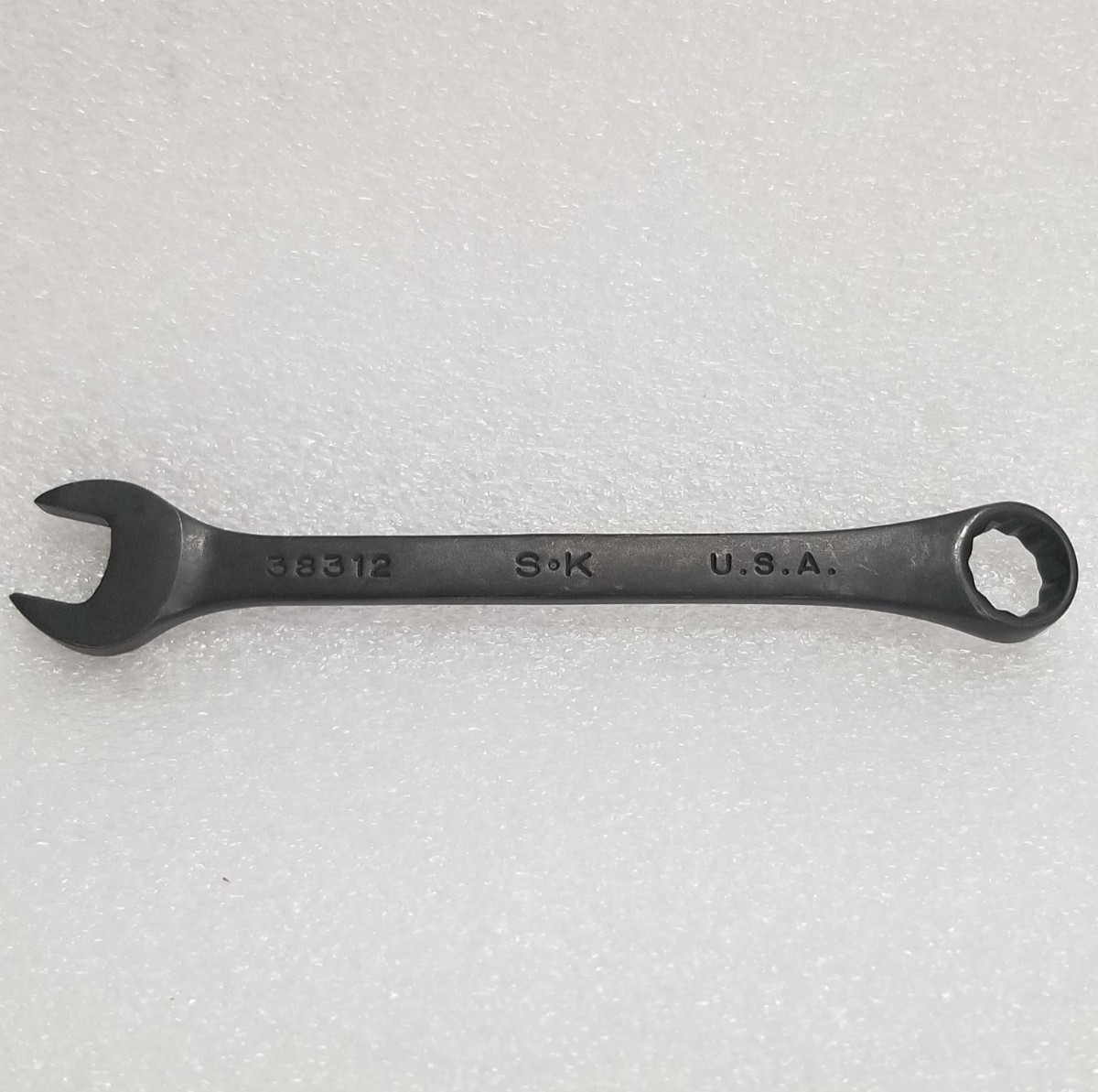 S-K 38312 Combination Wrench Black-Oxide Finish 12-Point Size-12mm Made in USA