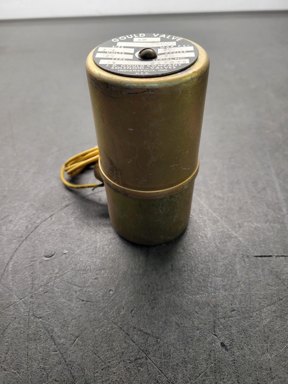 Gould Valve QR Solenoid Valve.
