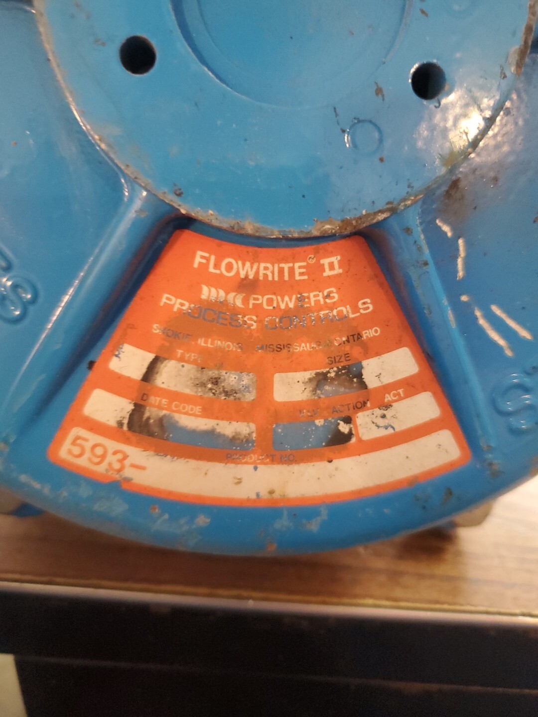 POWER PROCESS CONTROLS FlowRite II Control Valve (CX24F)