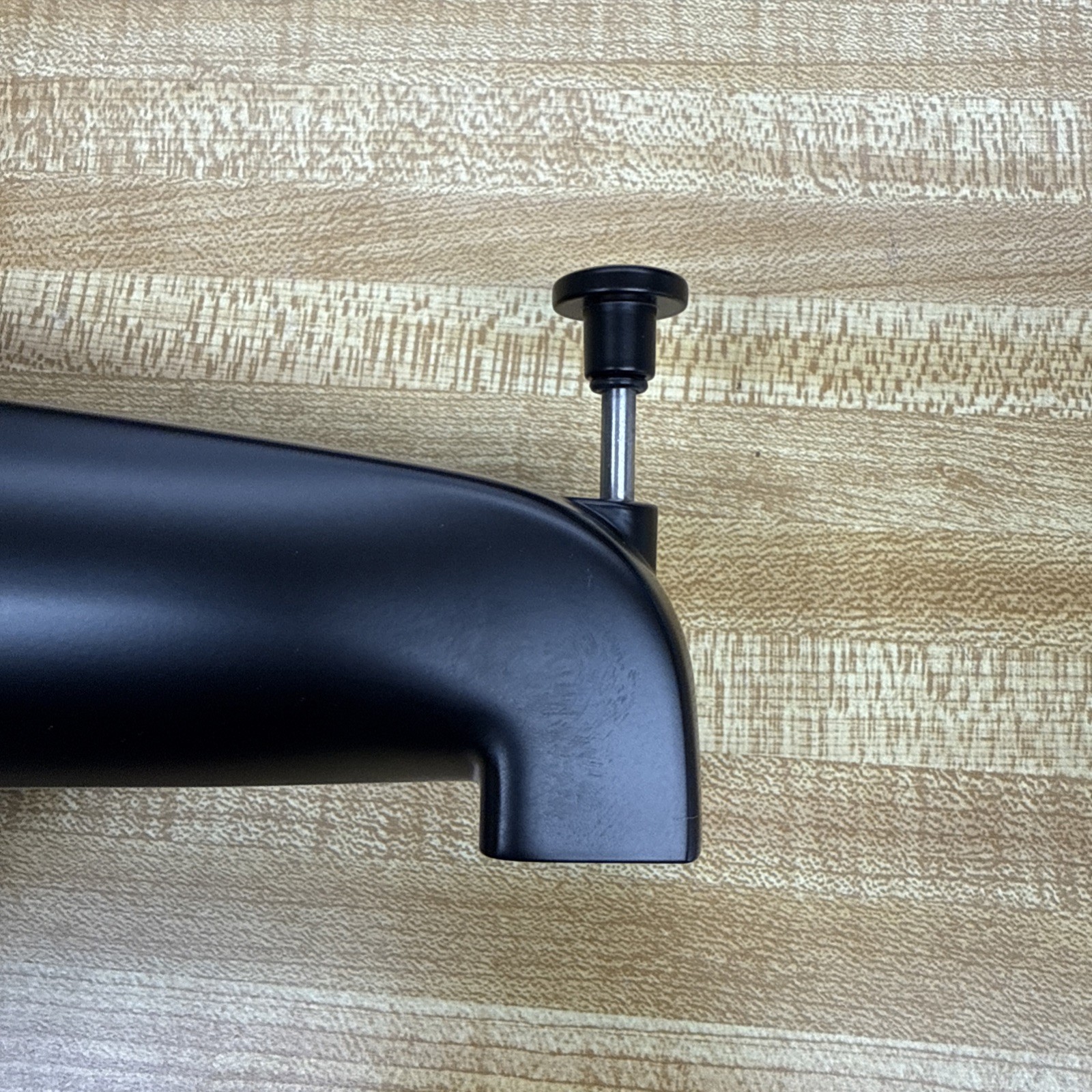 Design House 595629 Slip-On Tub Diverter Spout, Matte Black