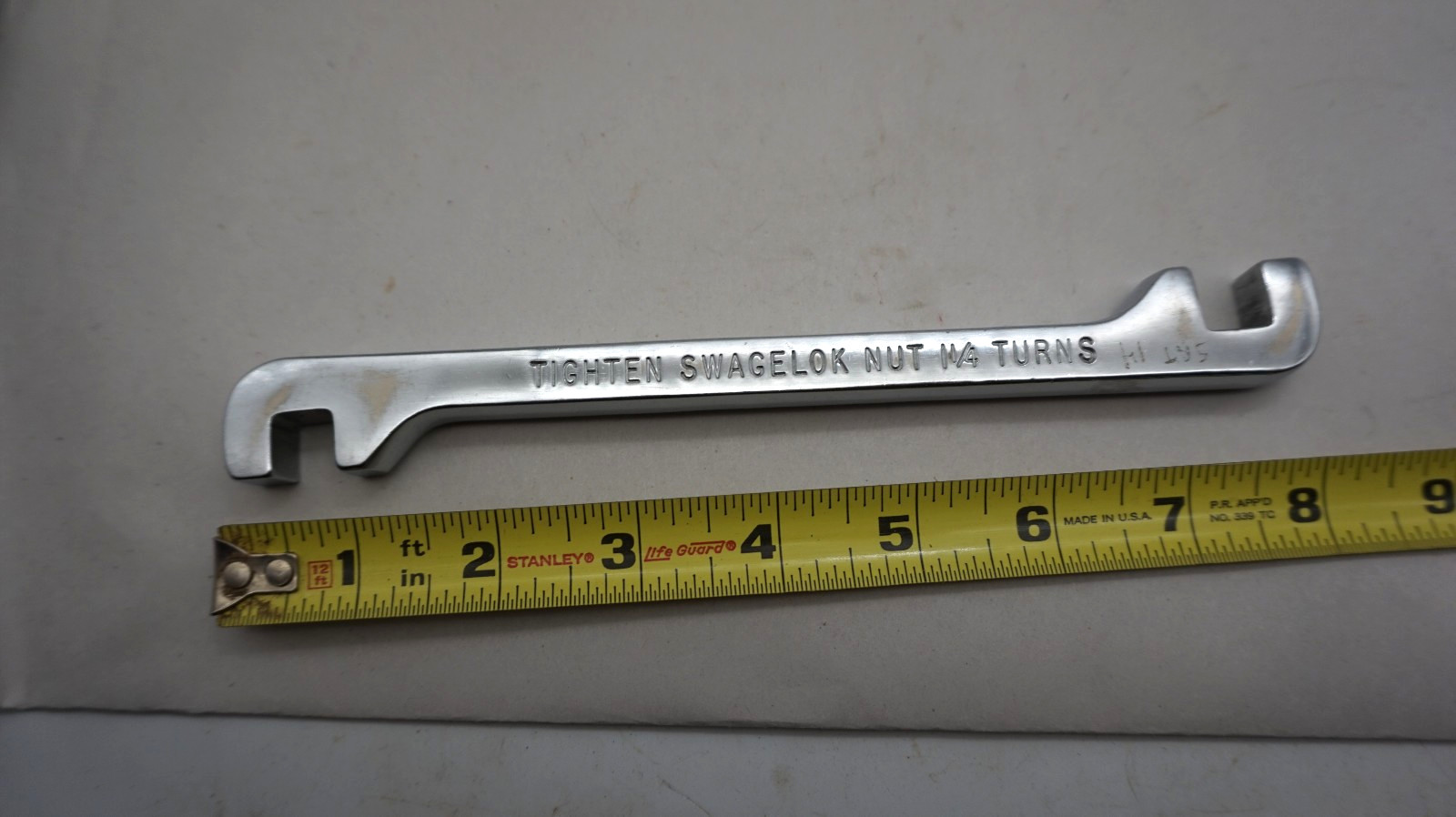 Vintage Swagelok TW-46 Tubing Connector Wrench Very Good , Free ship USA