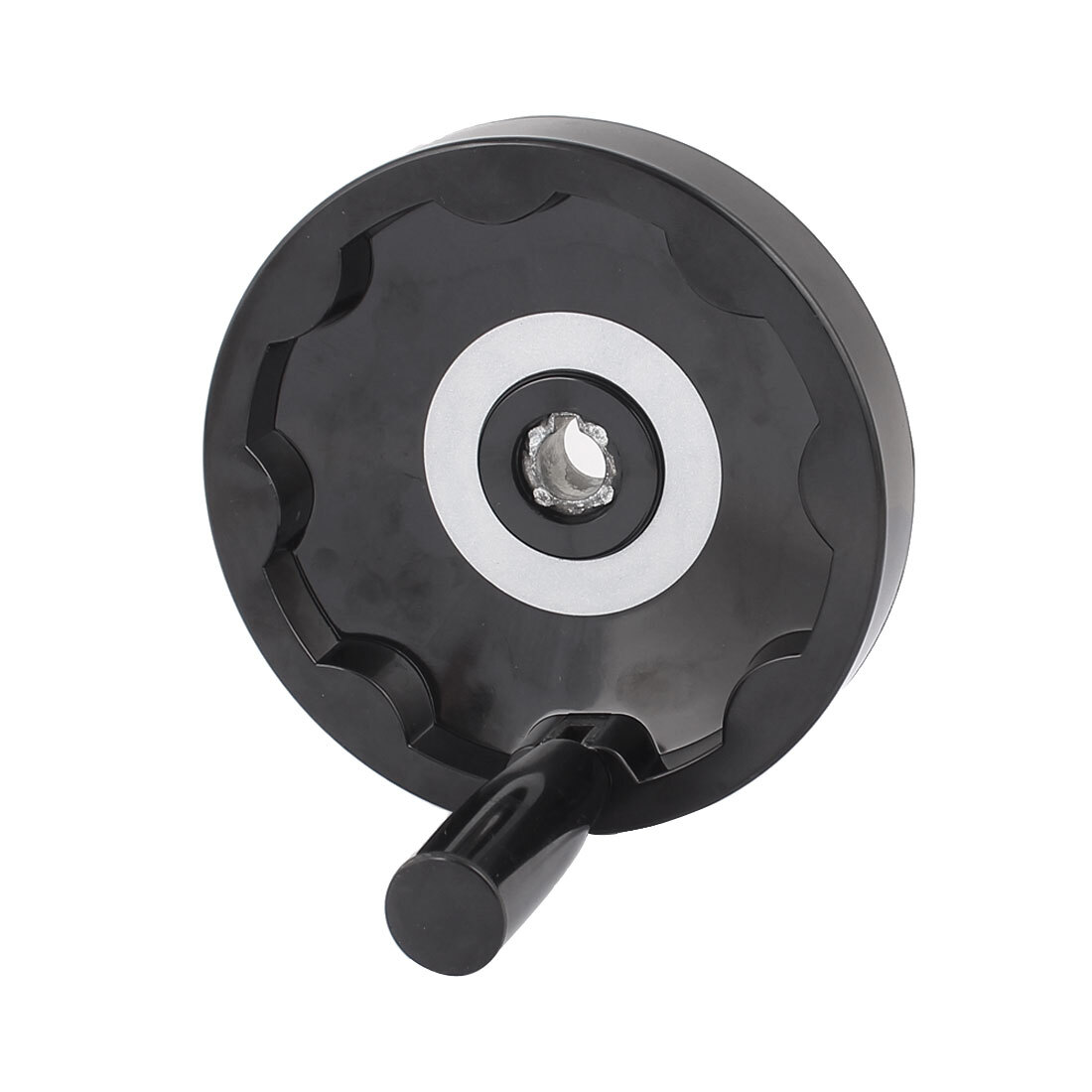 Milling Machine Black Folding Handle Inside Ripple Hand Wheel 16mm x 155mm