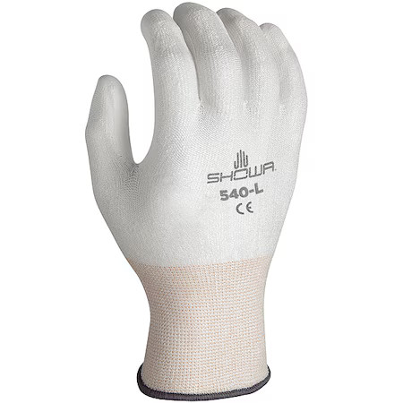 Showa 540S-V Cut Resistant Coated Gloves, Cut Level A2 , Polyurethane , S 1 Pr