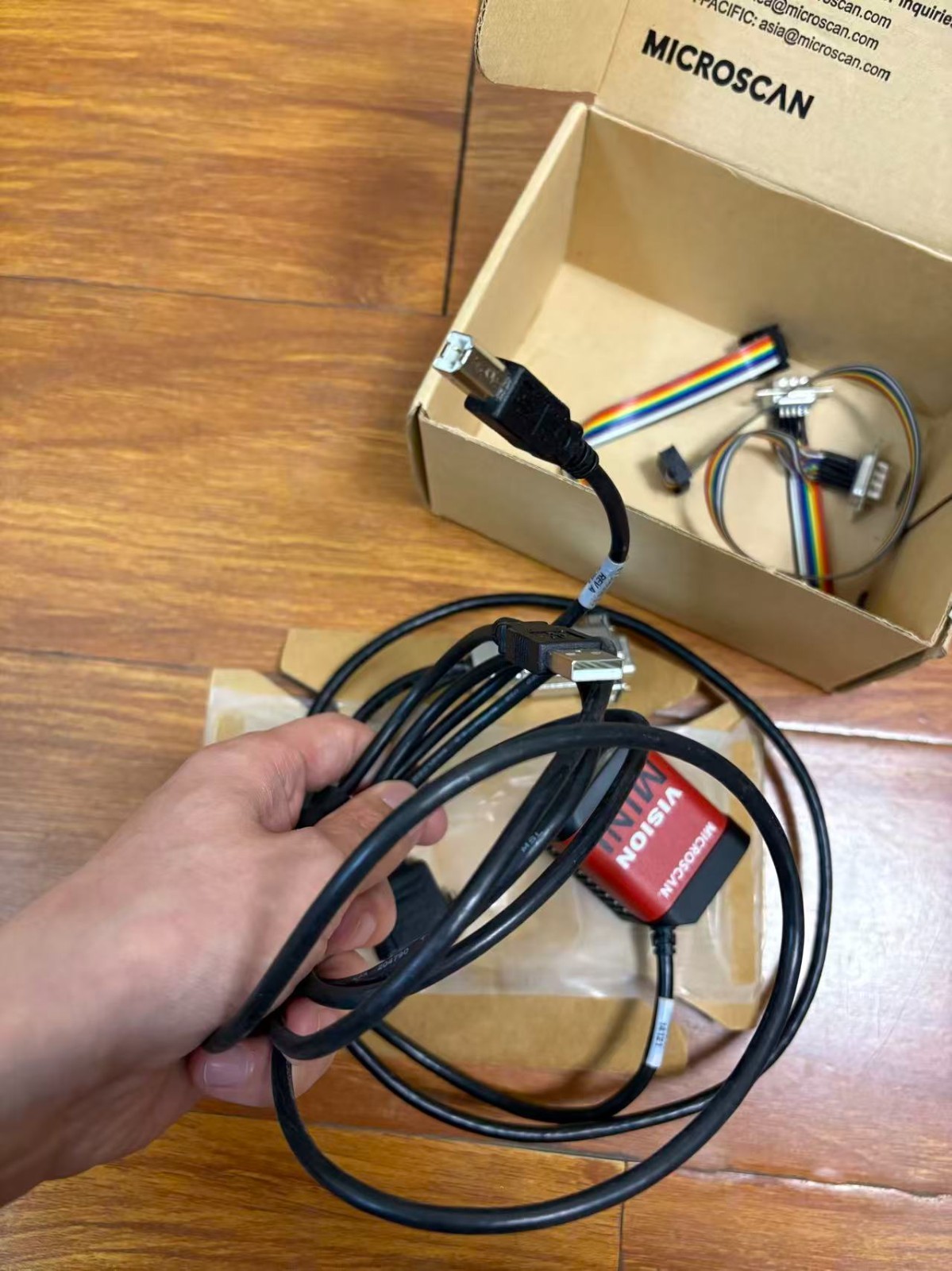 Microscan GMV-6300-2200G Mini Hawk Fixed Barcode Scanner UPS Worldwide Expedited