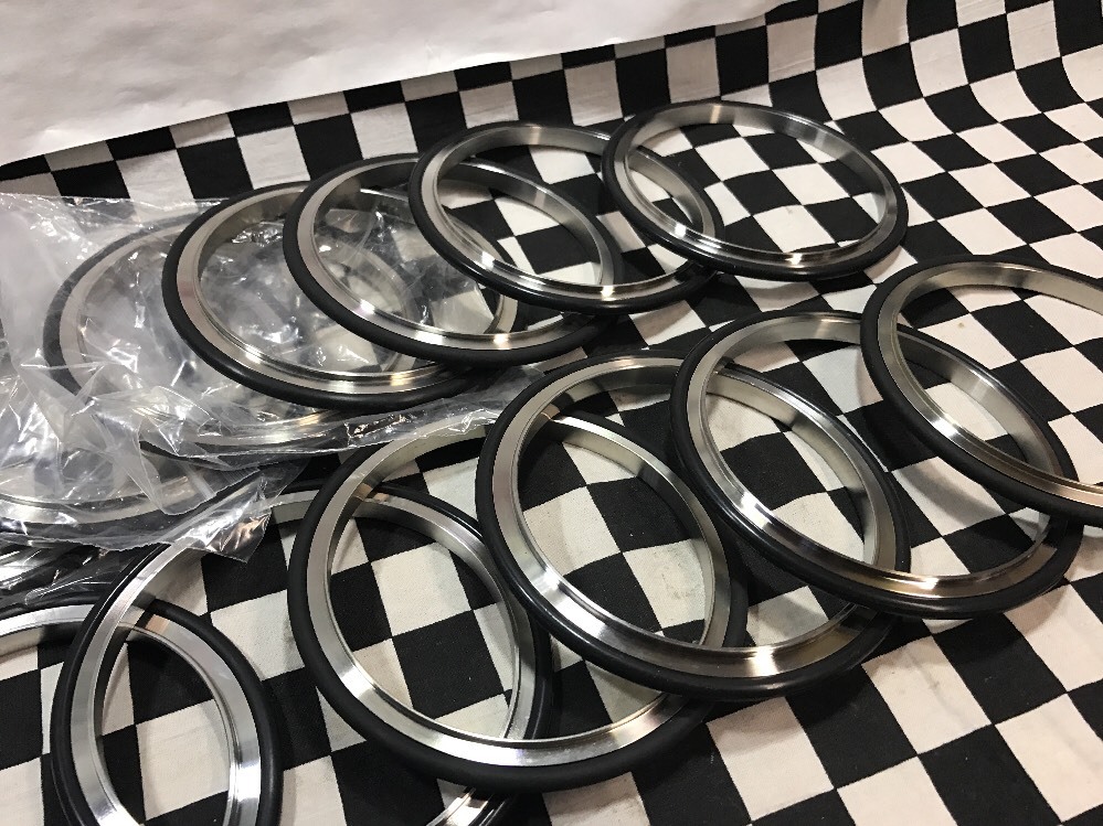 Lot Of 13, MDC VACUUM NW100 CENTERING RING, SST, SHIPSAMEDAY #136AG