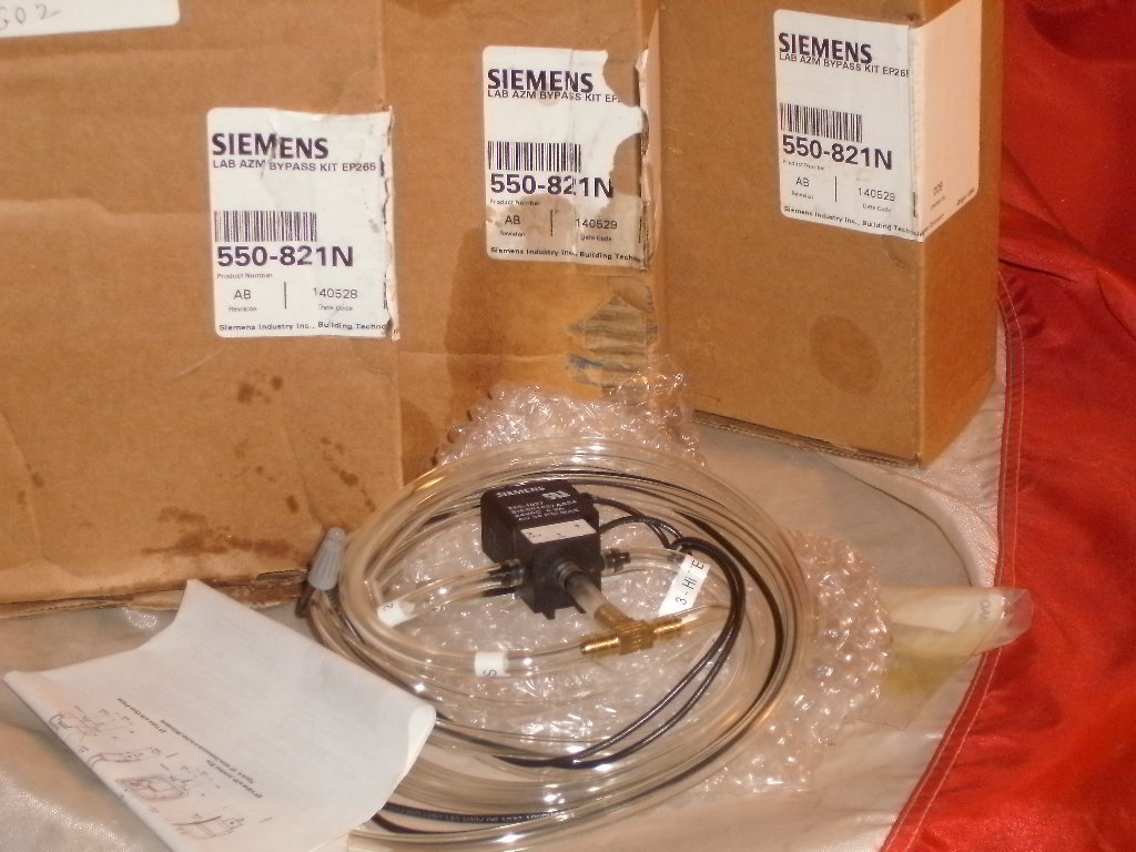 SIEMENS ANALYTICAL 550-821N LAB AZM BYPASS KIT 550821N REVISION AB – LOT OF 3