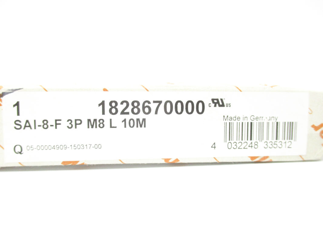 WEIDMULLER SAI-8-F3PM8L10M 1828670000 15-30VDC 6A NSMP