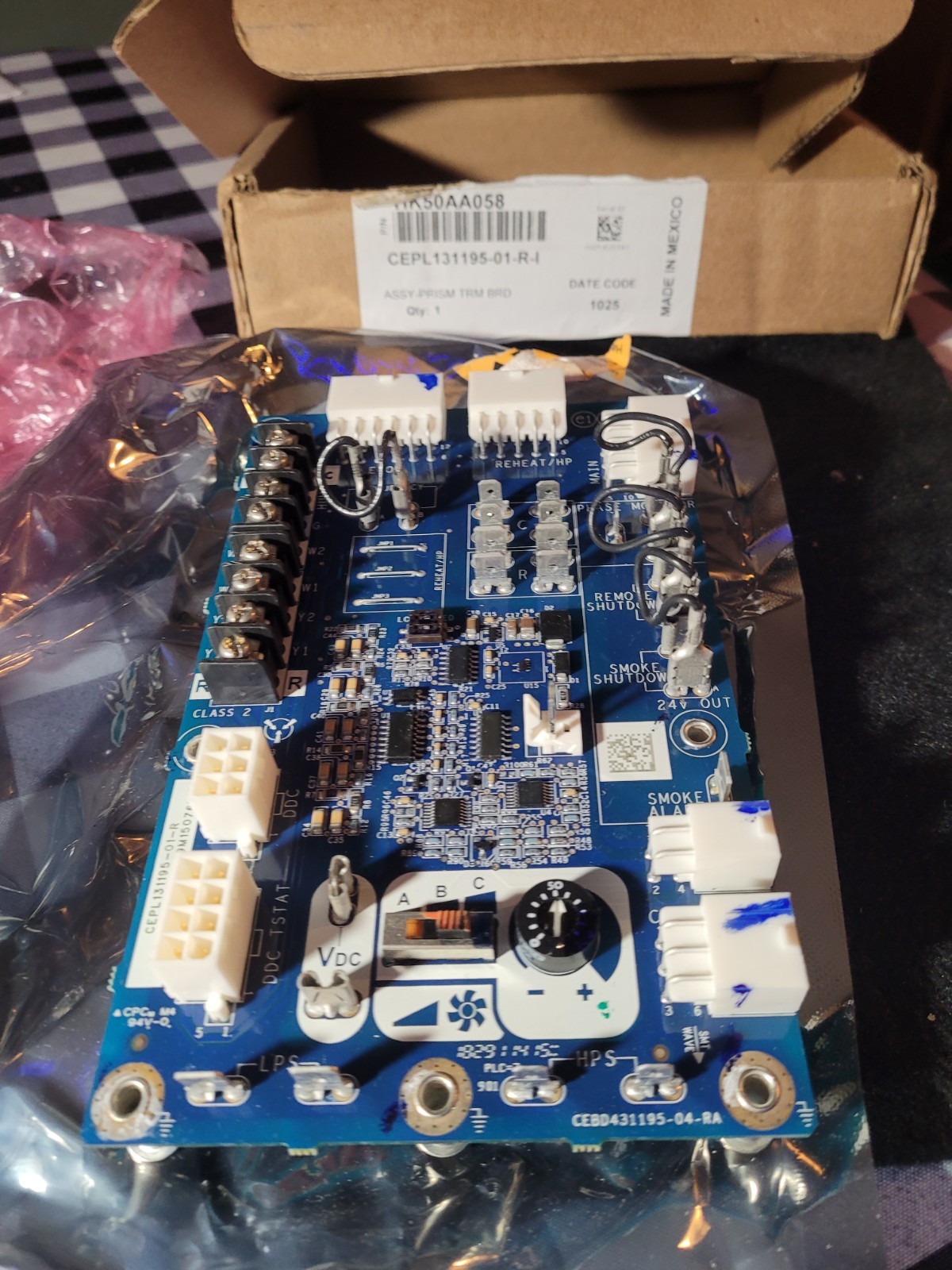 New (Open Box). This board has never been installed or energized. It is in…
