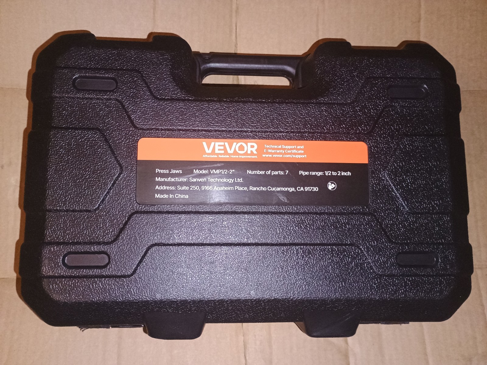 VEVOR 7PCS MegaPress Pressing Kit 1/2″ to 2″ for Standard Press Tools with Case