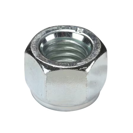 Nylon Insert Lock Nut, 1/2″-13, Steel, Grade 5, Zinc Plated, 19/32 In Ht, 25