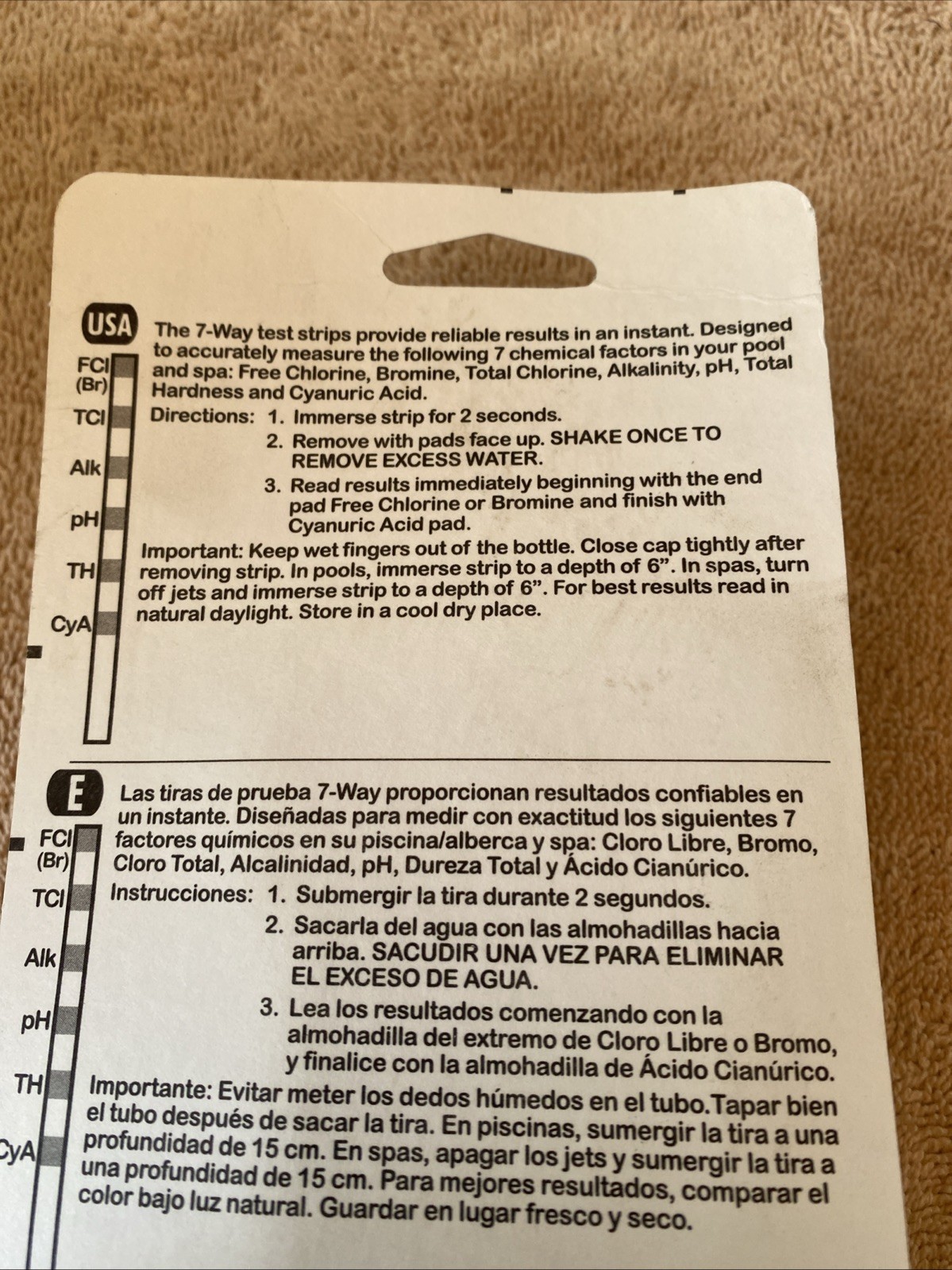 JED Pool Tools 00-IT492-01 Insta-Test 7 Way Pool Water Test Kit