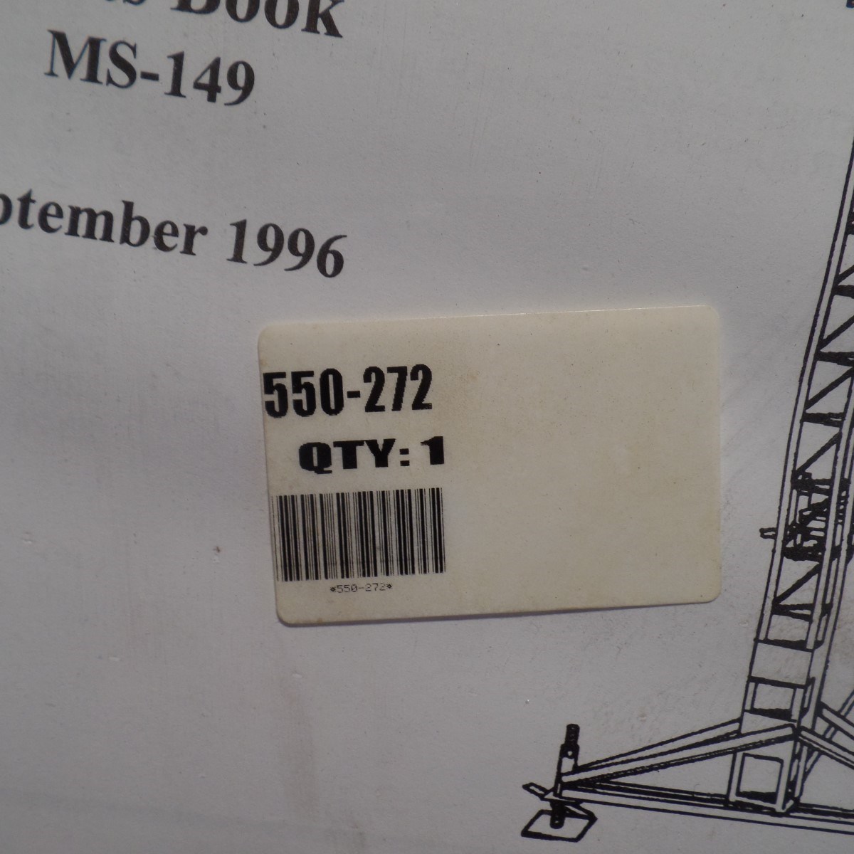 MORGEN LABOR-LESS BRACE-LESS TOWER SCAFFOLDING PARTS BOOK MS-149, MS149, 550-272