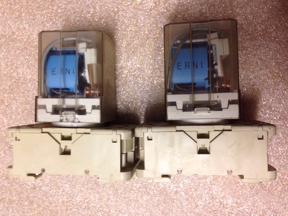 Schrack 111PGS & Erni REL50-CO, Lot Of 2, ShipSameDay W/2-3DayShipping #1374X