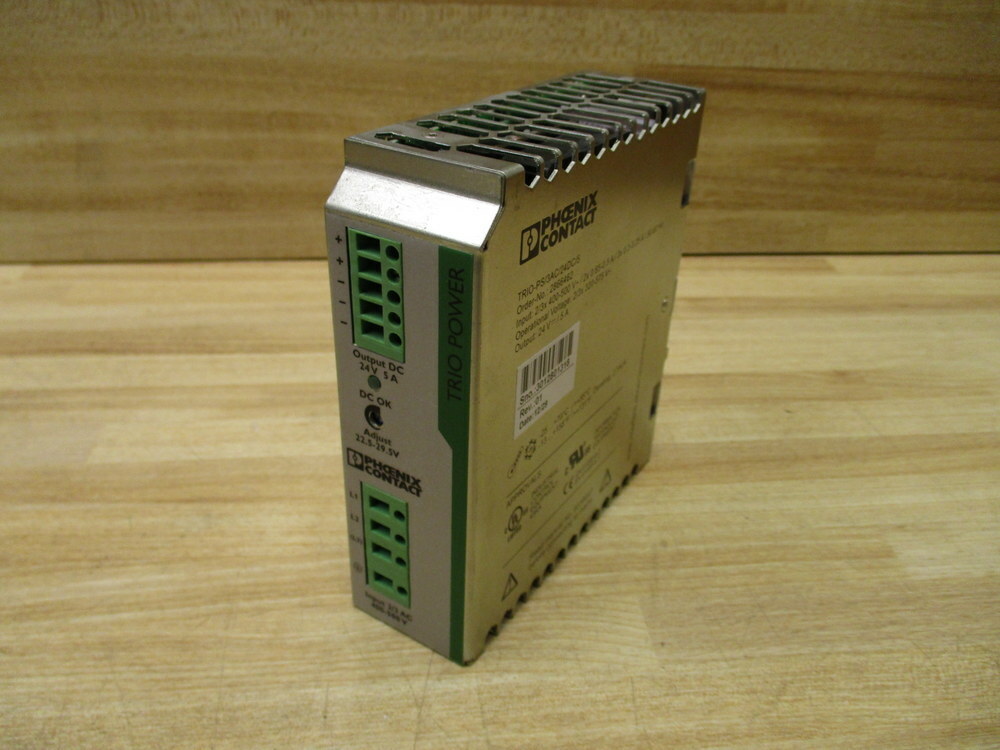 Phoenix Contact TRIO-PS/3AC/24DC/5 Trio Power Supply 2866462