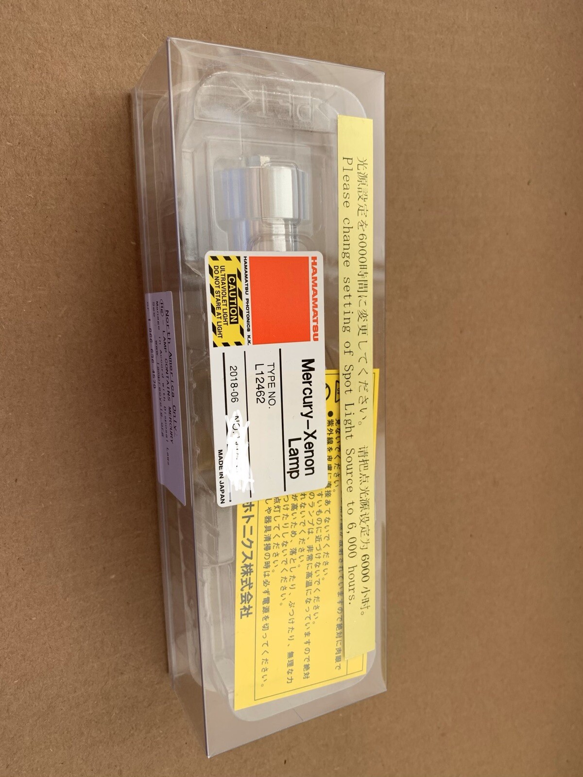 HAMAMATSU Mercury-Xenon Lamp L12462