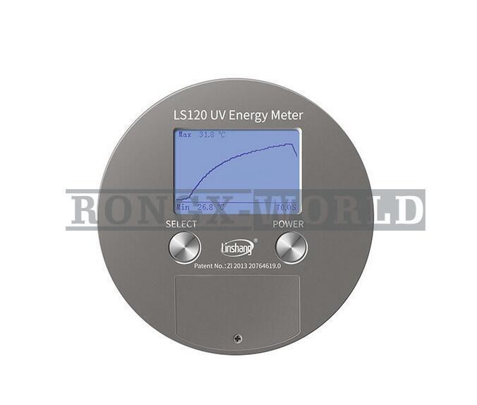 1PC New UV Energy Meter UV irradiance and temperature UV Energy meter LS120