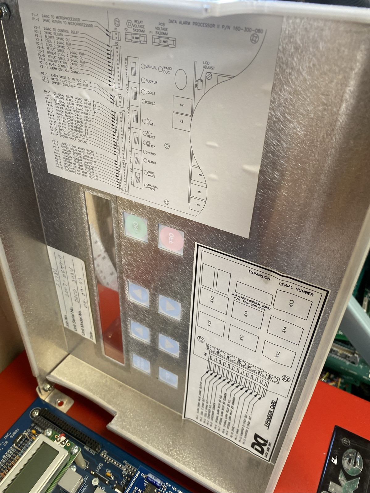 Data Aire Inc. DAP II Alarm Processor Control Interface 160-300-080 Rev E