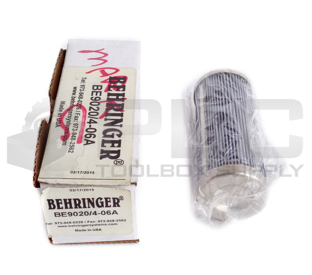 NEW BEHRINGER BE9020/4-06A FILTER ELEMENT