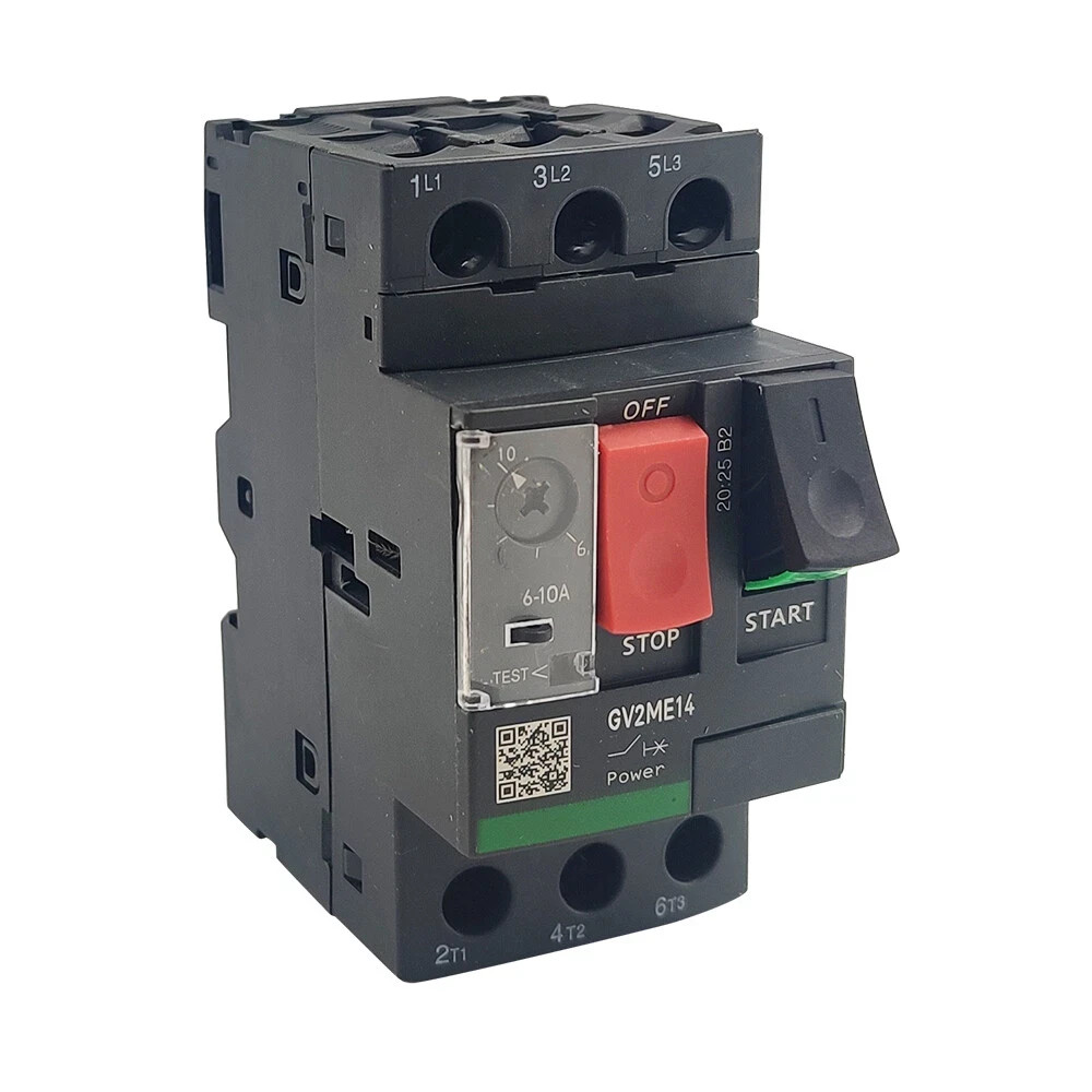 GV2ME14 6-10A Motor circuit breaker Deca Manual Motor Starter Button NEW