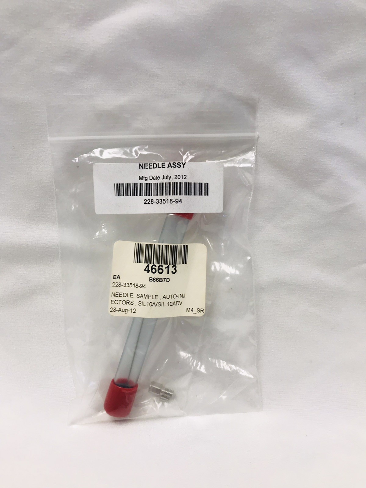Shimadzu 228-33518-94 Stainless Steel Needle, SIL-10AxL/SIL-10ADvp