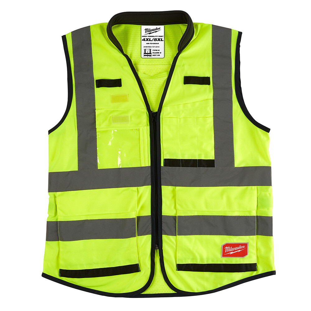 Milwaukee High Visibility Yellow Safety Vest 4X/5X