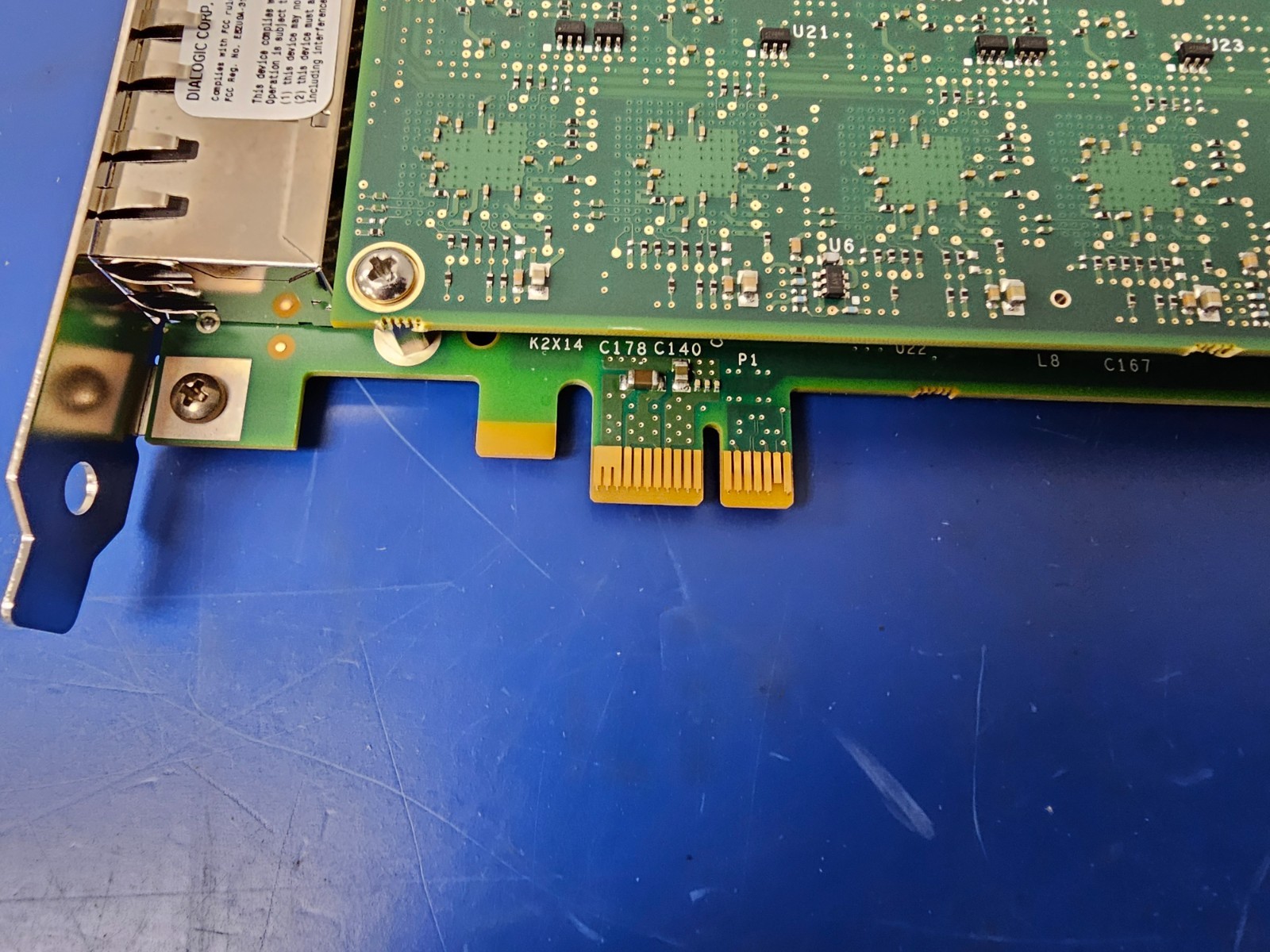 DIALOGIC DMV1200BTEPEQ PCIe 4-Port T1/E1 Media Voice Board (Factory Sealed)