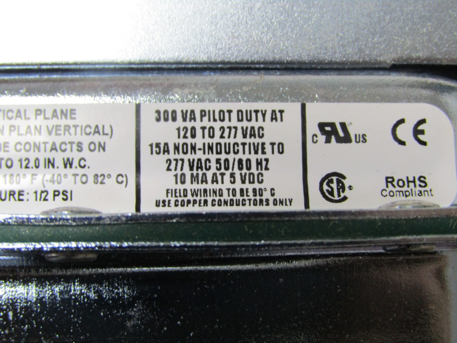 💥NEW CLEVELAND CONTROLS AIR SENSING SWITCH 120-277 VAC AFS-405-363